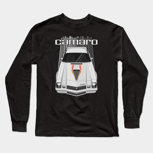 Camaro 2nd gen 77-81 - silver Long Sleeve T-Shirt by V8social